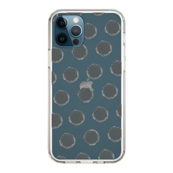 Slim Protection Case［ Original - Favorite Color Polka Dots - Black ］