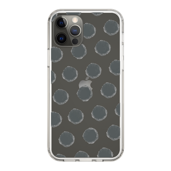 Slim Protection Case［ Original - Favorite Color Polka Dots - Black ］
