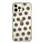 Slim Protection Case［ Original - Favorite Color Polka Dots - Black ］