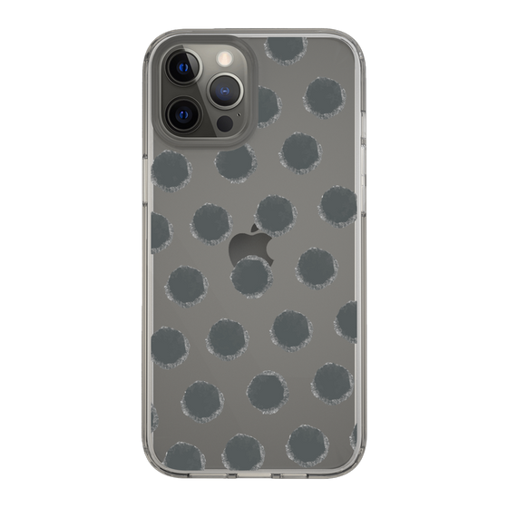 Slim Protection Case［ Original - Favorite Color Polka Dots - Black ］