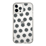 Slim Protection Case［ Original - Favorite Color Polka Dots - Black ］