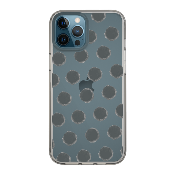 Slim Protection Case［ Original - Favorite Color Polka Dots - Black ］
