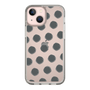 Slim Protection Case［ Original - Favorite Color Polka Dots - Black ］