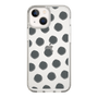 Slim Protection Case［ Original - Favorite Color Polka Dots - Black ］