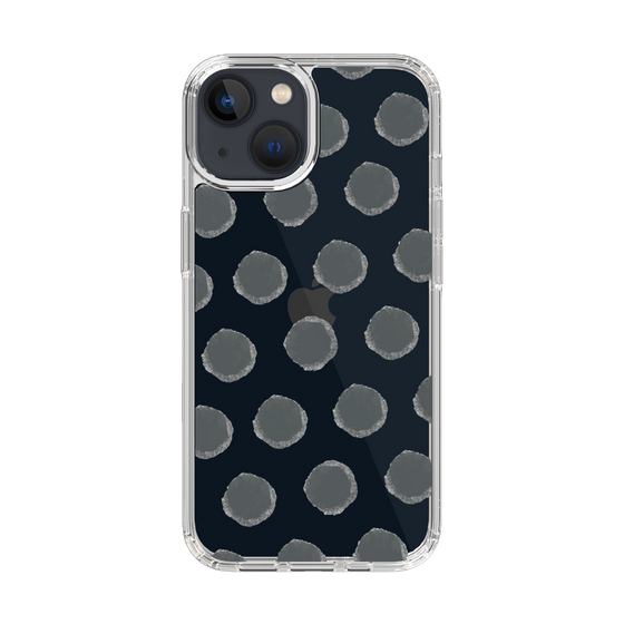 Slim Protection Case［ Original - Favorite Color Polka Dots - Black ］