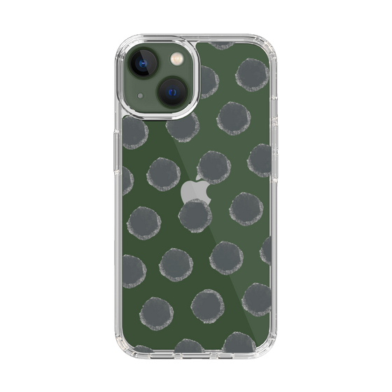 Slim Protection Case［ Original - Favorite Color Polka Dots - Black ］