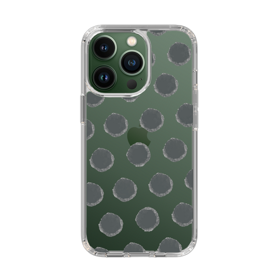 Slim Protection Case［ Original - Favorite Color Polka Dots - Black ］