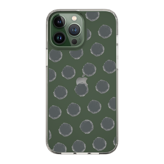Slim Protection Case［ Original - Favorite Color Polka Dots - Black ］
