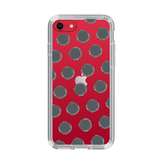 Slim Protection Case［ Original - Favorite Color Polka Dots - Black ］