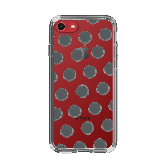 Slim Protection Case［ Original - Favorite Color Polka Dots - Black ］
