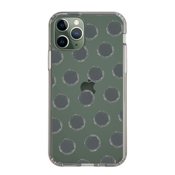 Slim Protection Case［ Original - Favorite Color Polka Dots - Black ］