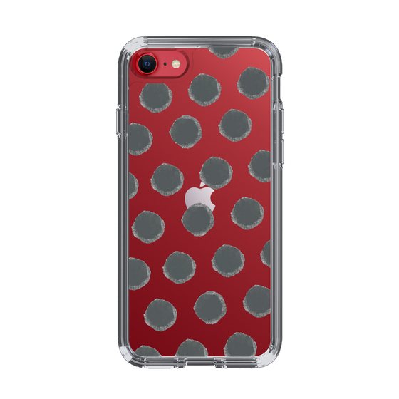 Slim Protection Case［ Original - Favorite Color Polka Dots - Black ］