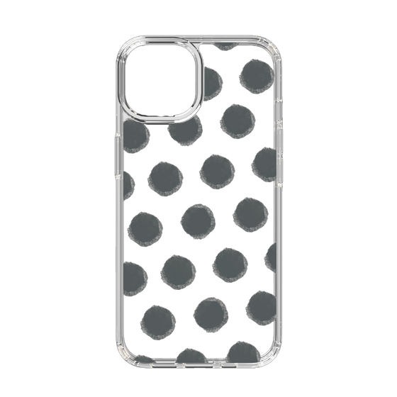 Slim Protection Case［ Original - Favorite Color Polka Dots - Black ］