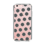Slim Protection Case［ Original - Favorite Color Polka Dots - Black ］