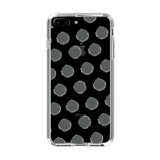 Slim Protection Case［ Original - Favorite Color Polka Dots - Black ］