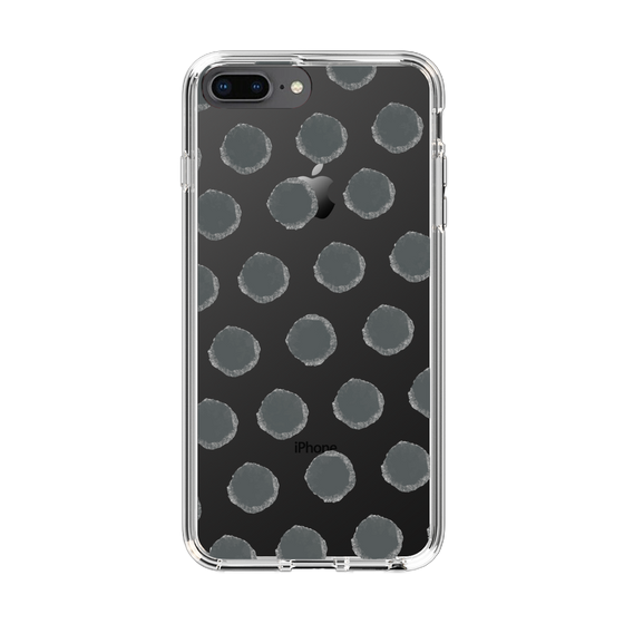 Slim Protection Case［ Original - Favorite Color Polka Dots - Black ］