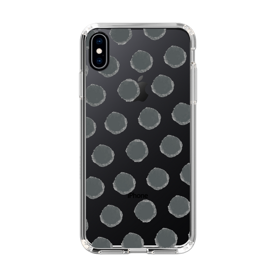 Slim Protection Case［ Original - Favorite Color Polka Dots - Black ］