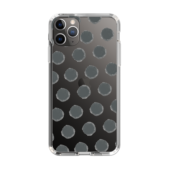 Slim Protection Case［ Original - Favorite Color Polka Dots - Black ］