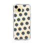Slim Protection Case［ Original - Favorite Color Polka Dots - Black ］