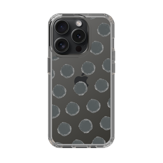 Slim Protection Case［ Original - Favorite Color Polka Dots - Black ］