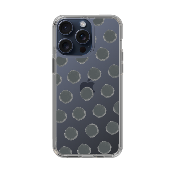 Slim Protection Case［ Original - Favorite Color Polka Dots - Black ］