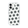 Slim Protection Case［ Original - Favorite Color Polka Dots - Black ］