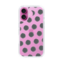 Slim Protection Case［ Original - Favorite Color Polka Dots - Black ］