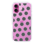 Slim Protection Case［ Original - Favorite Color Polka Dots - Black ］