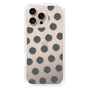 Slim Protection Case［ Original - Favorite Color Polka Dots - Black ］