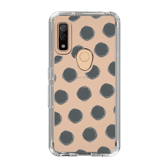 Slim Protection Case［ Original - Favorite Color Polka Dots - Black ］