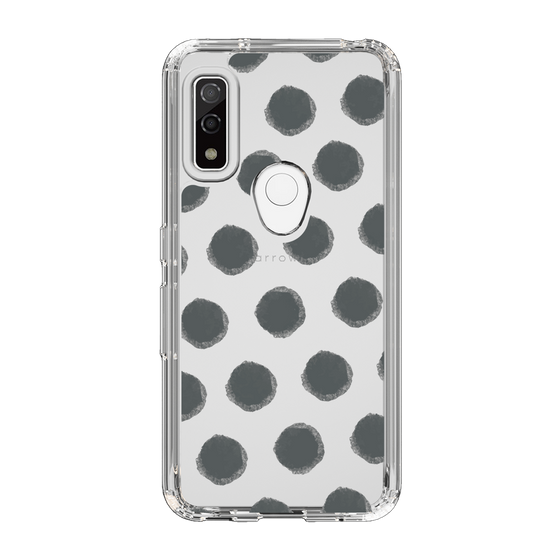 Slim Protection Case［ Original - Favorite Color Polka Dots - Black ］