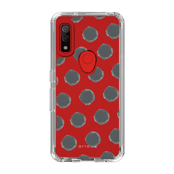 Slim Protection Case［ Original - Favorite Color Polka Dots - Black ］