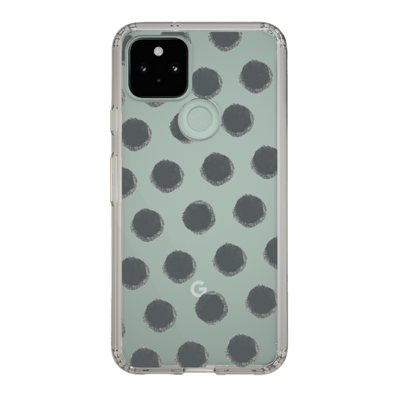 Slim Protection Case［ Original - Favorite Color Polka Dots - Black ］
