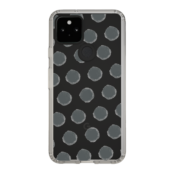 Slim Protection Case［ Original - Favorite Color Polka Dots - Black ］