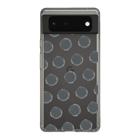 Slim Protection Case［ Original - Favorite Color Polka Dots - Black ］