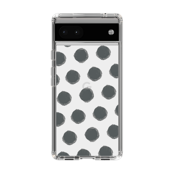 Slim Protection Case［ Original - Favorite Color Polka Dots - Black ］