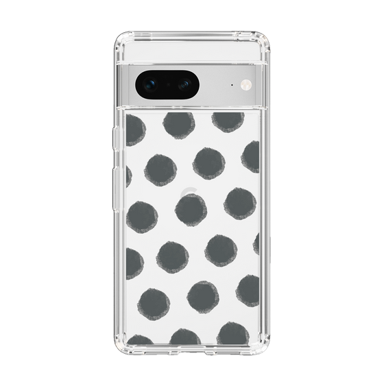 Slim Protection Case［ Original - Favorite Color Polka Dots - Black ］