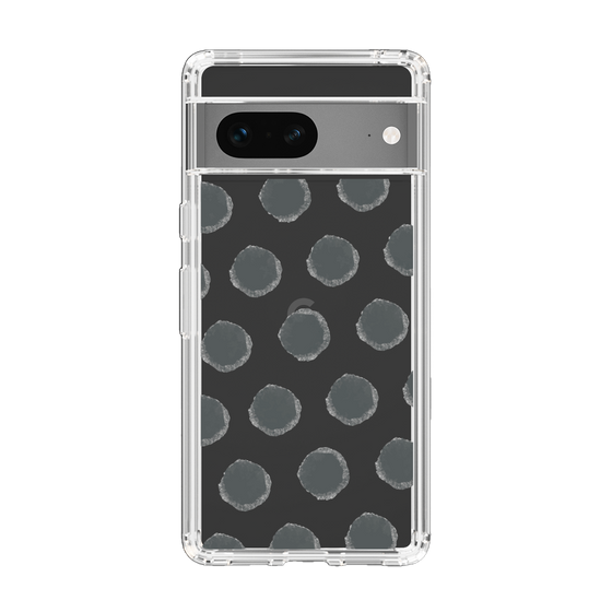 Slim Protection Case［ Original - Favorite Color Polka Dots - Black ］
