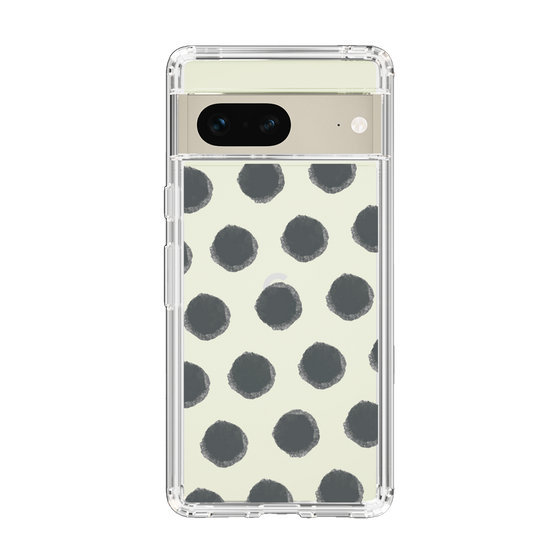 Slim Protection Case［ Original - Favorite Color Polka Dots - Black ］