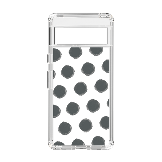 Slim Protection Case［ Original - Favorite Color Polka Dots - Black ］