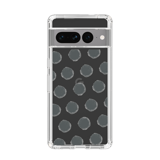 Slim Protection Case［ Original - Favorite Color Polka Dots - Black ］