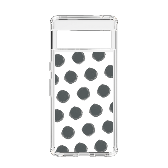 Slim Protection Case［ Original - Favorite Color Polka Dots - Black ］