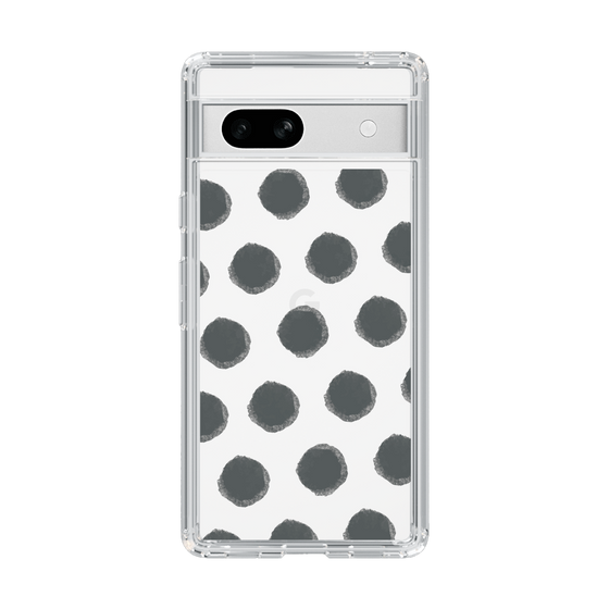 Slim Protection Case［ Original - Favorite Color Polka Dots - Black ］
