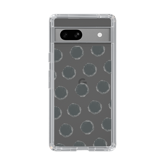 Slim Protection Case［ Original - Favorite Color Polka Dots - Black ］