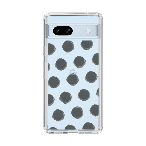 Slim Protection Case［ Original - Favorite Color Polka Dots - Black ］