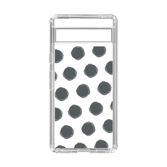 Slim Protection Case［ Original - Favorite Color Polka Dots - Black ］