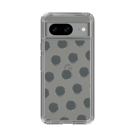 Slim Protection Case［ Original - Favorite Color Polka Dots - Black ］