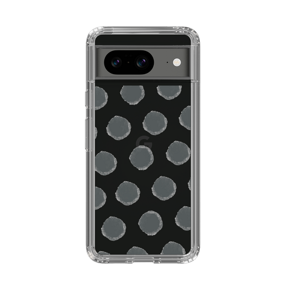 Slim Protection Case［ Original - Favorite Color Polka Dots - Black ］