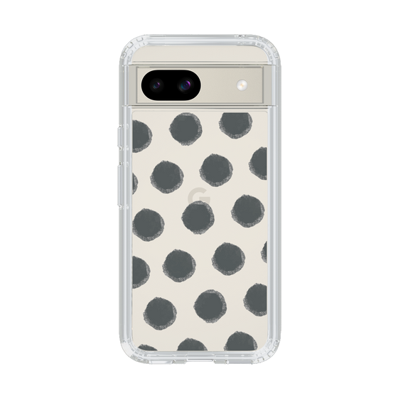 Slim Protection Case［ Original - Favorite Color Polka Dots - Black ］