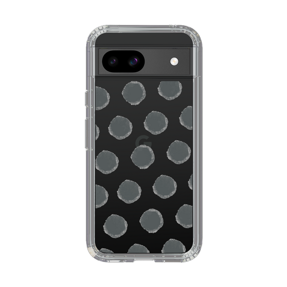 Slim Protection Case［ Original - Favorite Color Polka Dots - Black ］